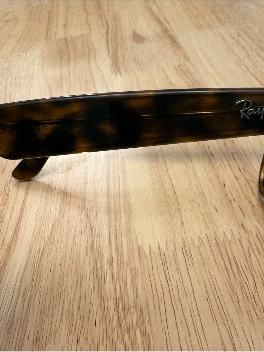 Ray-Ban RB4340 Wayfarer Tortoise Sunglasses Made in Italy - Picture 4 of 5
